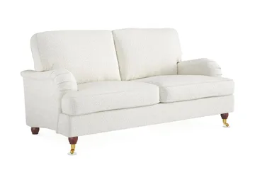 Howard Lyx 2-sits Soffa i Bouclé - Vit - Möbler - Soffa - Howardsoffor