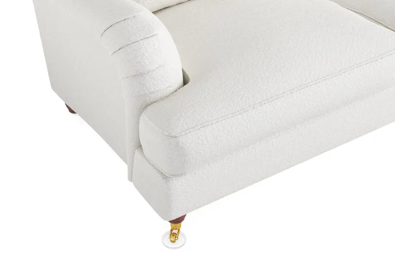 Howard Lyx 2-sits Soffa i Bouclé - Vit - Möbler - Soffa - Howardsoffor