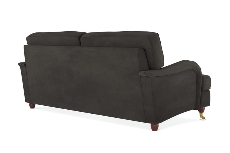 Howard Lyx 3-sits Manchestersoffa - Mörkgrå - Möbler - Soffa - Howardsoffor