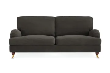 Howard Lyx 3-sits Manchestersoffa - Mörkgrå - Möbler - Soffa - Howardsoffor