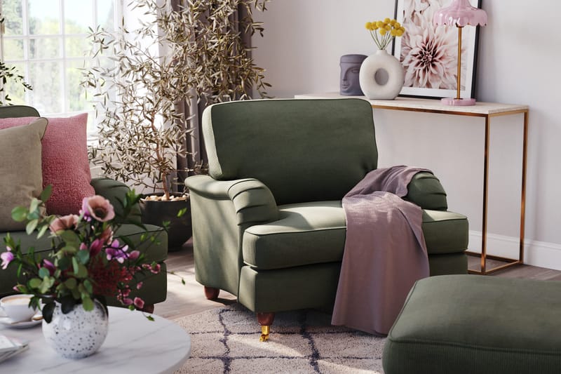 Howard Lyx 3-sits Manchestersoffa - Mörkgrön - Möbler - Soffa - Howardsoffor