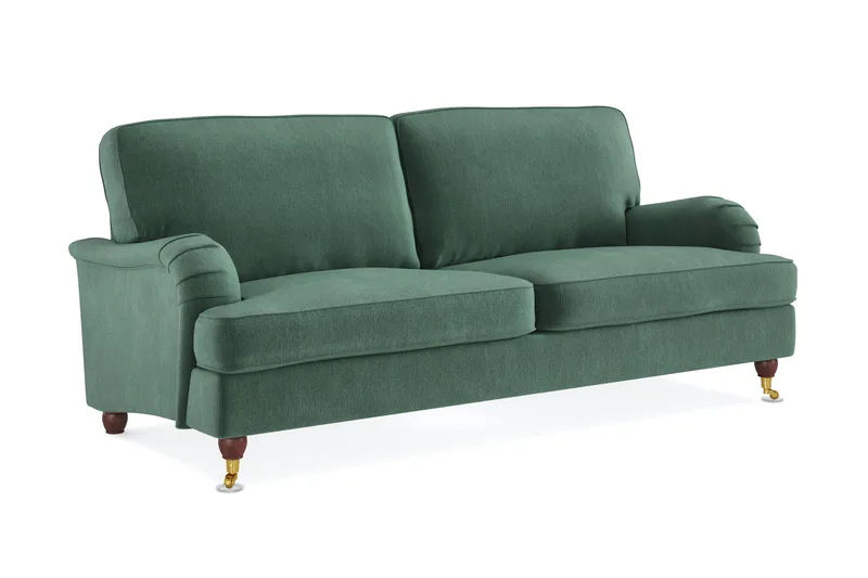Howard Lyx 3-sits Sammetssoffa - Mörkgrön - Möbler - Soffa - Howardsoffor