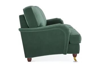 Howard Lyx 3-sits Sammetssoffa - Mörkgrön - Möbler - Soffa - Howardsoffor