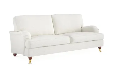 Howard Lyx 3-sits Soffa i Bouclé - Vit - Möbler - Soffa - Howardsoffor