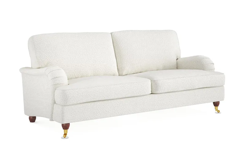 Howard Lyx 3-sits Soffa i Bouclé - Vit - Möbler - Soffa - Howardsoffor