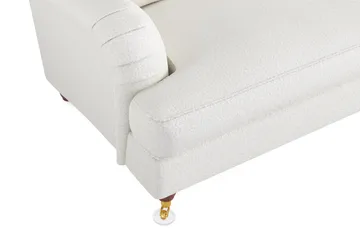 Howard Lyx 3-sits Soffa i Bouclé - Vit - Möbler - Soffa - Howardsoffor