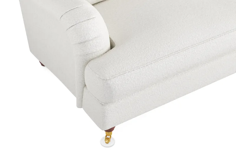 Howard Lyx 3-sits Soffa i Bouclé - Vit - Möbler - Soffa - Howardsoffor