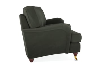 Howard Lyx 3-sits Svängd Manchestersoffa - Mörkgrön - Möbler - Soffa - Howardsoffor