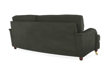 Howard Lyx 3-sits Svängd Manchestersoffa - Mörkgrön - Möbler - Soffa - Howardsoffor