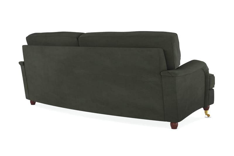 Howard Lyx 3-sits Svängd Manchestersoffa - Mörkgrön - Möbler - Soffa - Howardsoffor