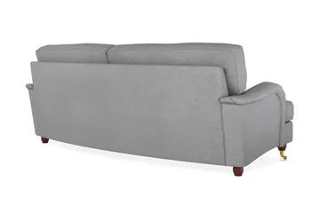 Howard Lyx 3-sits Svängd Tygsoffa - Ljusgrå - Möbler - Soffa - Howardsoffor
