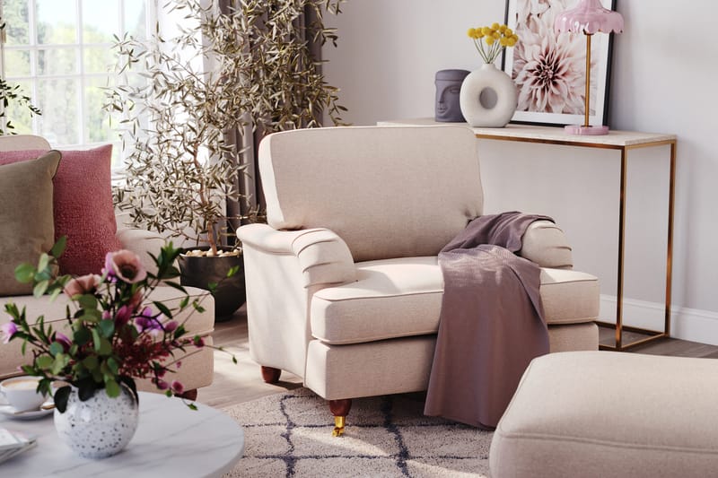 Howard Lyx 3-sits Tygsoffa - Beige - Möbler - Soffa - Howardsoffor