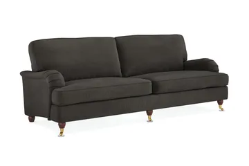 Howard Lyx 4-sits Manchestersoffa - Mörkgrå - Möbler - Soffa - Howardsoffor