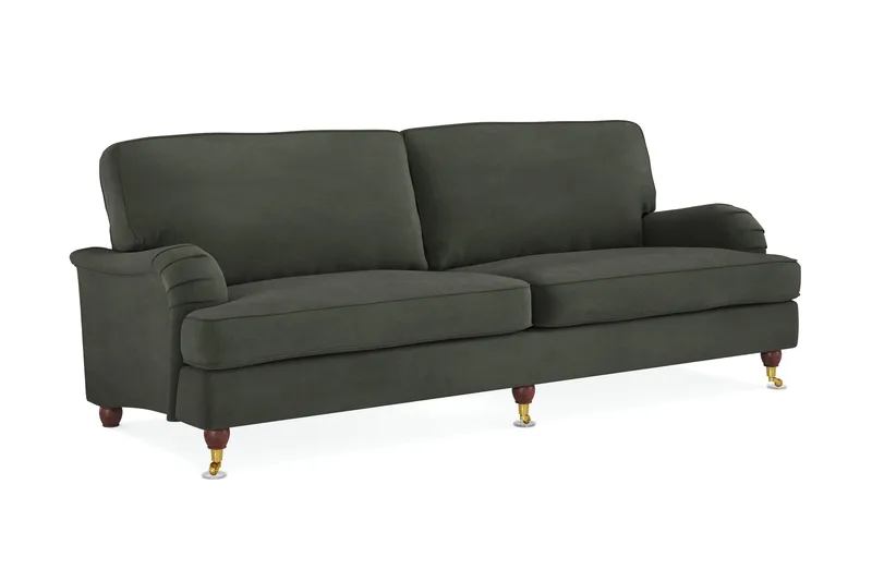 Howard Lyx 4-sits Manchestersoffa - Mörkgrön - Möbler - Soffa - Howardsoffor