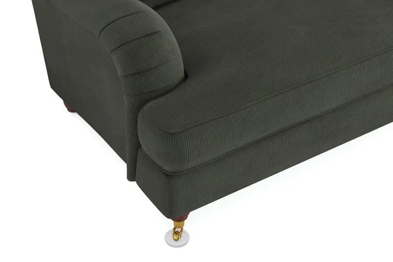 Howard Lyx 4-sits Manchestersoffa - Mörkgrön - Möbler - Soffa - Howardsoffor