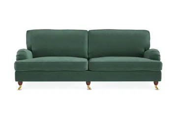 Howard Lyx 4-sits Sammetssoffa - Mörkgrön - Möbler - Soffa - Howardsoffor