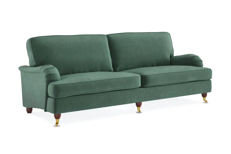 Howard Lyx 4-sits Sammetssoffa - Mörkgrön - Möbler - Soffa - Howardsoffor