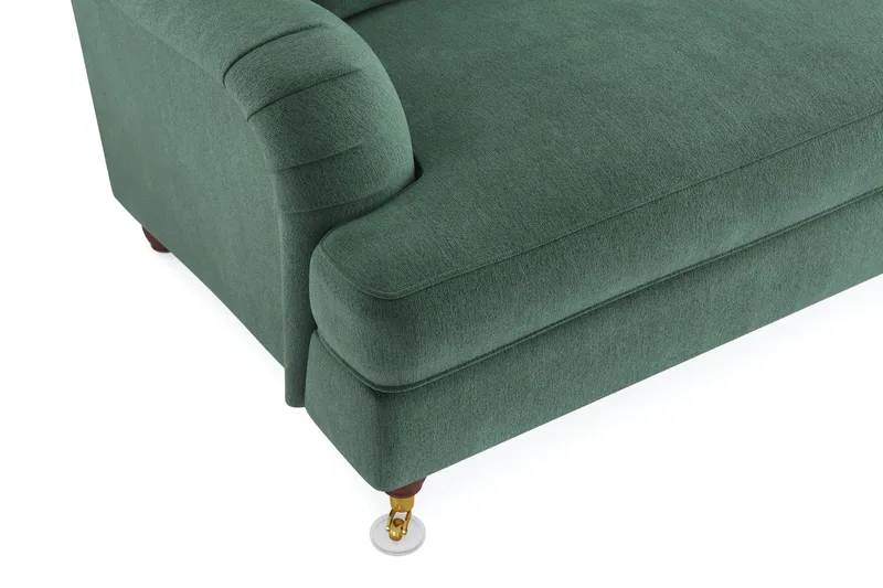 Howard Lyx 4-sits Sammetssoffa - Mörkgrön - Möbler - Soffa - Howardsoffor