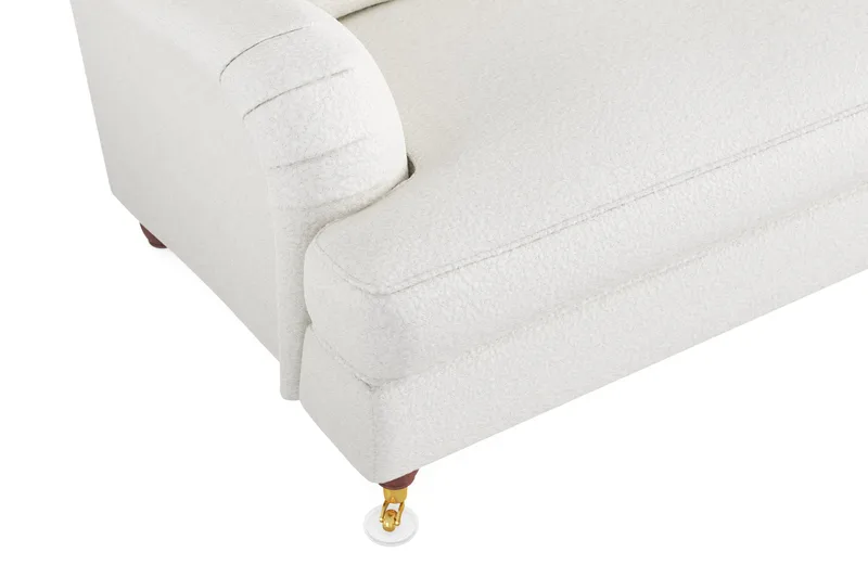 Howard Lyx 4-sits Soffa i Bouclé - Vit - Möbler - Soffa - Howardsoffor