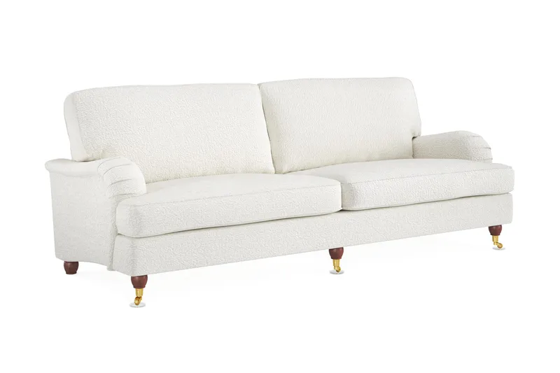 Howard Lyx 4-sits Soffa i Bouclé - Vit - Möbler - Soffa - Howardsoffor