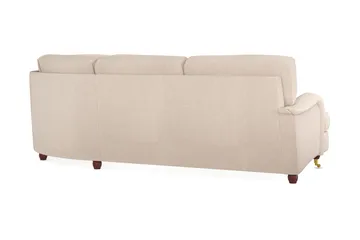 Howard Lyx 6-sits Högervänd L-formad Hörnsoffa i Tyg - Beige - Möbler - Soffa - Howardsoffor