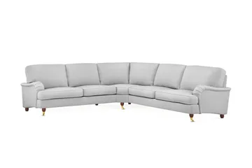 Howard Lyx 6-sits Högervänd L-formad Hörnsoffa i Tyg - Ljusgrå - Möbler - Soffa - Howardsoffor