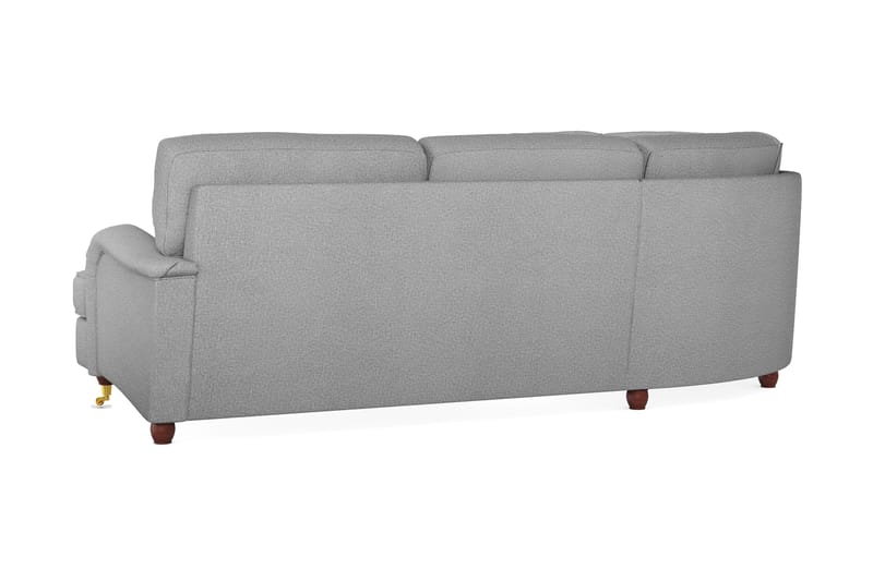 Howard Lyx 6-sits Högervänd L-formad Hörnsoffa i Tyg - Ljusgrå - Möbler - Soffa - Howardsoffor