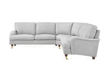 Howard Lyx 6-sits Högervänd L-formad Hörnsoffa i Tyg - Ljusgrå - Möbler - Soffa - Howardsoffor