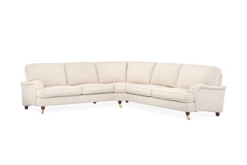 Howard Lyx 6-sits Vänstervänd L-formad Hörnsoffa i Manchester - Beige - Möbler - Soffa - Howardsoffor