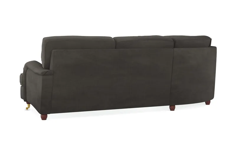 Howard Lyx 6-sits Vänstervänd L-formad Hörnsoffa i Manchester - Mörkgrå - Möbler - Soffa - Howardsoffor