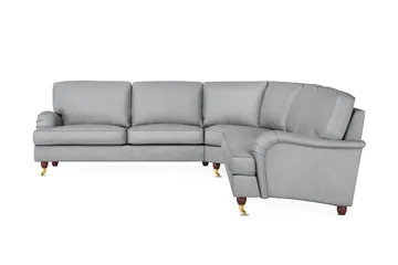 Howard Lyx 6-sits Vänstervänd L-formad Hörnsoffa i Tyg - Ljusgrå - Möbler - Soffa - Howardsoffor