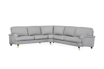Howard Lyx 6-sits Vänstervänd L-formad Hörnsoffa i Tyg - Ljusgrå - Möbler - Soffa - Howardsoffor