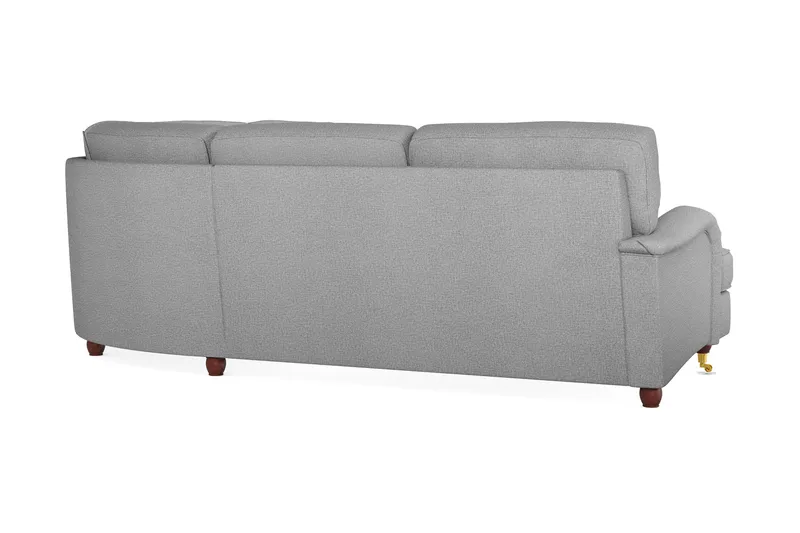Howard Lyx 6-sits Vänstervänd L-formad Hörnsoffa i Tyg - Ljusgrå - Möbler - Soffa - Howardsoffor