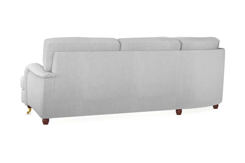 Howard Lyx 6-sits Vänstervänd L-formad Hörnsoffa i Tyg - Ljusgrå - Möbler - Soffa - Howardsoffor