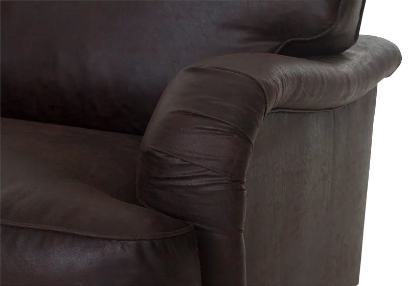 Howard svängd soffa 3-sits - Brun vintage - Vintagebrun - Möbler - Soffa - Howardsoffor