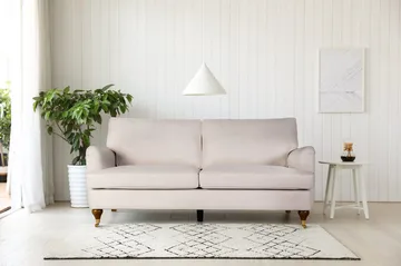 Howard Watford Deluxe soffa 2-sits - Beige tyg - Beige - Möbler - Soffa - 2 sits soffa