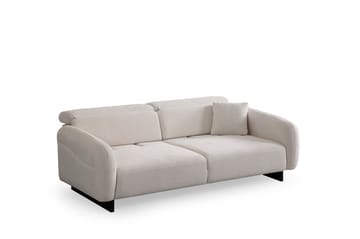Ingang 3-sits Soffa Chenille - Vit - Möbler - Soffa - 3 sits soffa