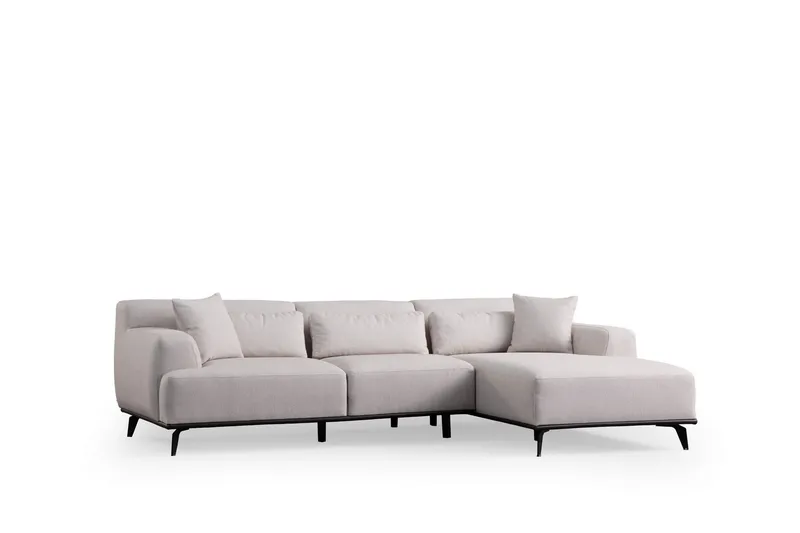 Jaguar 4-sits Soffa med Divan, Vit