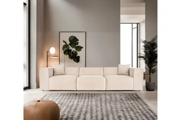 Kaolins Soffa 3-sits - Cream - Möbler - Soffa - Modulsoffor - Komplett modulsoffa