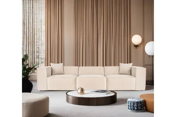 Kaolins Soffa 3-sits - Cream - Möbler - Soffa - Modulsoffor - Komplett modulsoffa