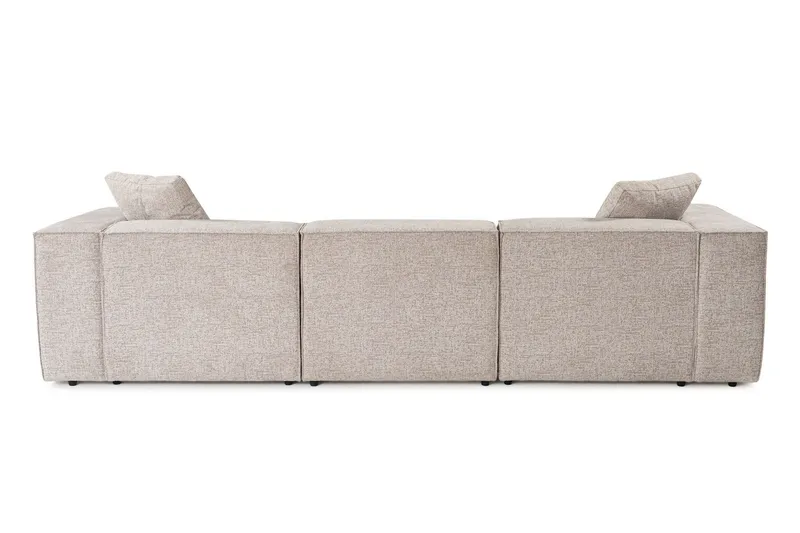 Kaolins Soffa 3-sits - Mocha - Möbler - Soffa - Modulsoffor - Komplett modulsoffa
