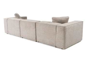 Kaolins Soffa 3-sits - Mocha - Möbler - Soffa - Modulsoffor - Komplett modulsoffa