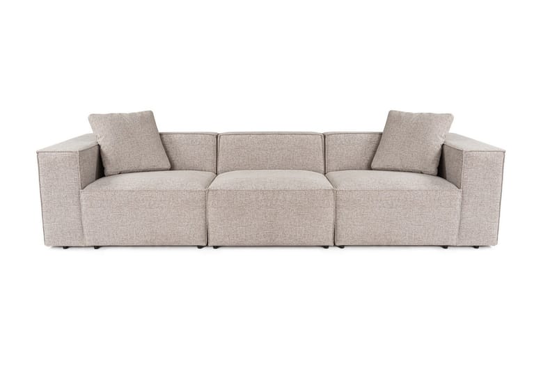 Kaolins Soffa 3-sits - Mocha - Möbler - Soffa - Modulsoffor - Komplett modulsoffa