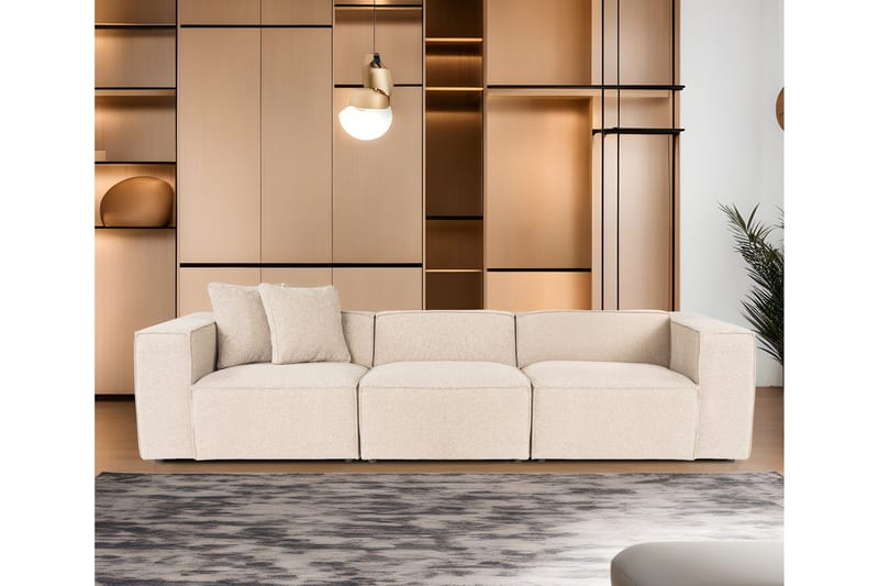 Kaolins Soffa 3-sits - Peach - Möbler - Soffa - Modulsoffor - Komplett modulsoffa