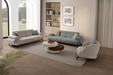 Kelnor 3-sits Soffa 246x81x97 cm - Grå - Möbler - Soffa - 3 sits soffa