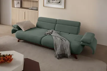 Kelnor 3-sits Soffa 246x81x97 cm - Grön - Möbler - Soffa - 3 sits soffa