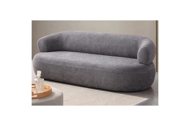 Kollumber Soffa 3-sits - Mörkgrå - Möbler - Soffa - 3 sits soffa