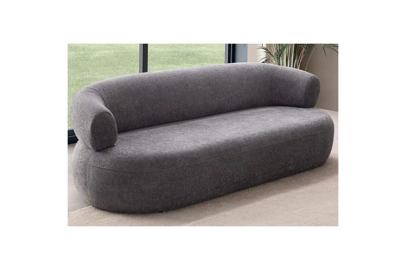 Kollumber Soffa 3-sits - Mörkgrå - Möbler - Soffa - 3 sits soffa