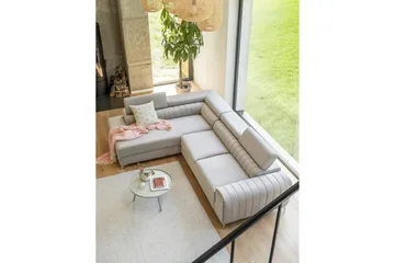 Laurece Schäslongsoffa Vänster - Beige - Möbler - Soffa - Bäddsoffa