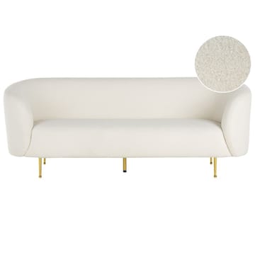 Loen 3-sits Svängd Soffa i Bouclé - Offwhite - Möbler - Soffa - 3 sits soffa